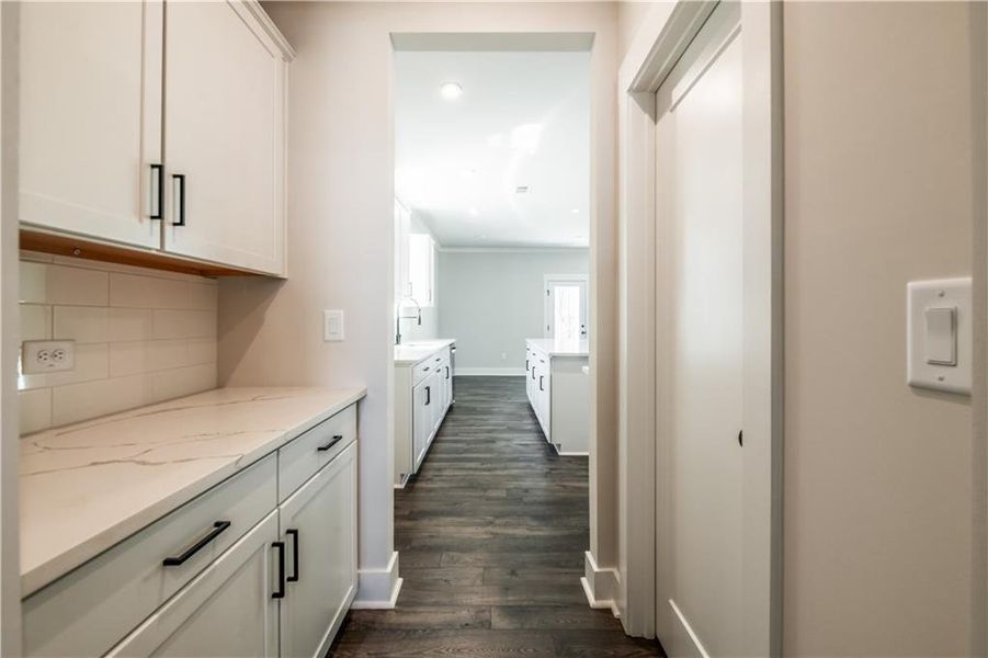 Furnished interior view inside a new home in Cambridge at Steels Bridge: Steels Bridge, Canton (Image 9).