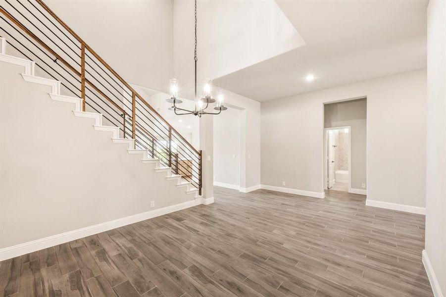 Spacious, unfurnished interior of a new home in Devonshire Classic 60-65, Forney (Image 31). Spacious, unfurnished interior of a new home in Devonshire Classic 60-65, Forney (Image 31).