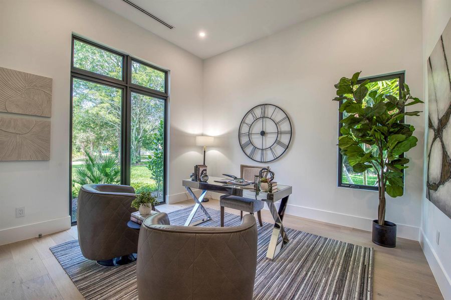 Furnished interior view inside a new home in , Palm Beach Gardens (Image 45).