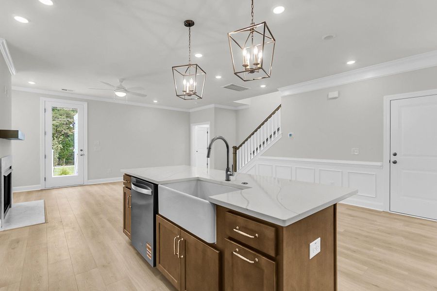 Furnished interior view inside a new home in Heron Preserve, Hanahan (Image 26).