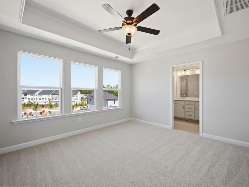 Spacious, unfurnished interior of a new home in Forestville Yard Townhomes, Knightdale (Image 23). Spacious, unfurnished interior of a new home in Forestville Yard Townhomes, Knightdale (Image 23).