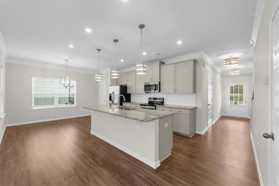 Furnished interior view inside a new home in , Ball Ground (Image 6).
