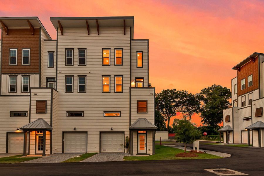 Front exterior of a new home in , North Charleston, SC, highlighting curb appeal (Image 30).