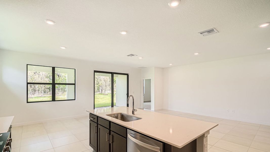 Representative furnished interior of a home built from the Delray by D.R. Horton in Twin Oaks, Stuart (Image 7).