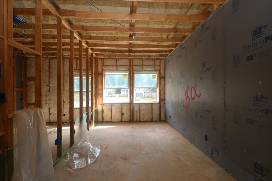 In-progress construction of a new home in The Woodlands Hills - Premier Collection, Willis, TX (Image 24).