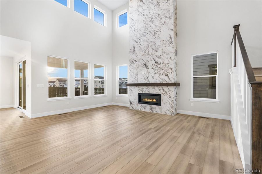 Spacious, unfurnished interior of a new home in Stargaze at Solstice, Littleton (Image 37).