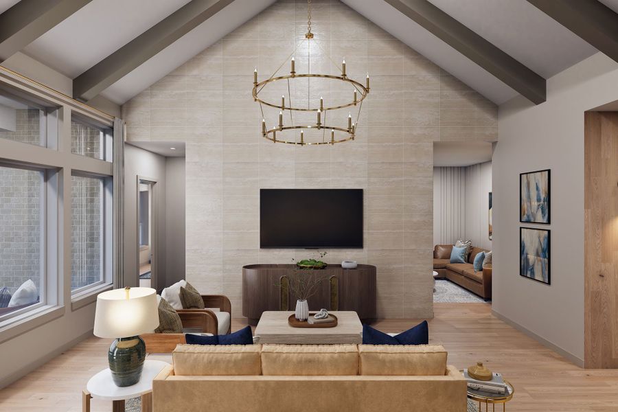 The Jacksboro - Family Room The Jacksboro - Family Room