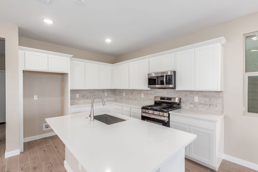Furnished interior view inside a new home in Solvida at Estrella, Goodyear (Image 7).