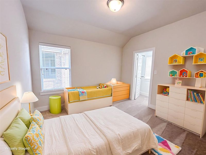 Furnished interior view inside a new home in Cross Creek Ranch 45′, Fulshear (Image 14).