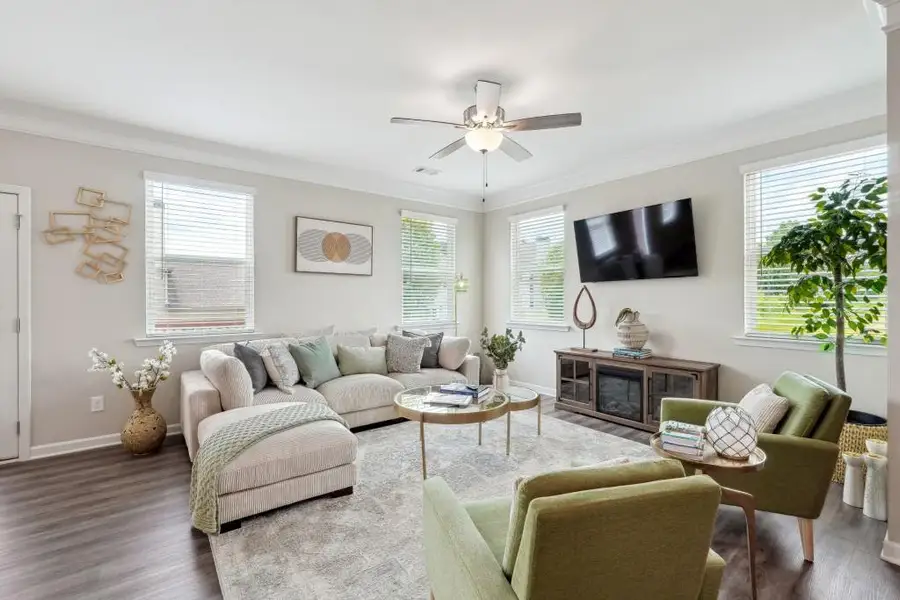 Furnished interior view inside a new home in , Douglasville (Image 6). Furnished interior view inside a new home in , Douglasville (Image 6).