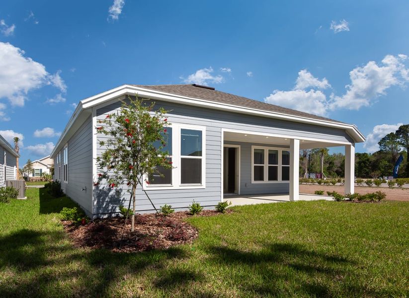 Representative exterior photo of a completed home built from the Antilla by Taylor Morrison in Colbert Landings, Palm Coast, FL (Image 18).