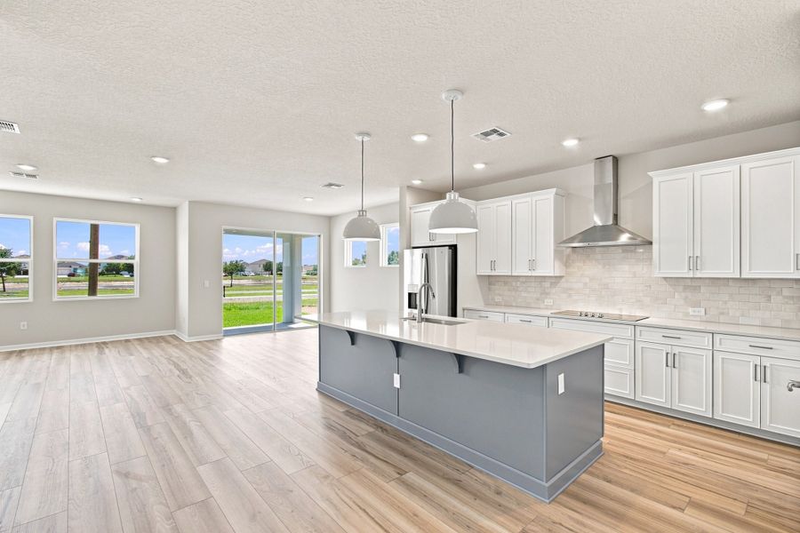 Furnished interior view inside a new home in Lakeside at Satilla, St. Cloud (Image 6). Furnished interior view inside a new home in Lakeside at Satilla, St. Cloud (Image 6).