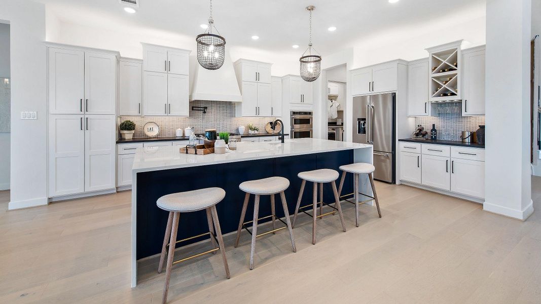Furnished interior view inside a new home in Legacy, League City (Image 23).