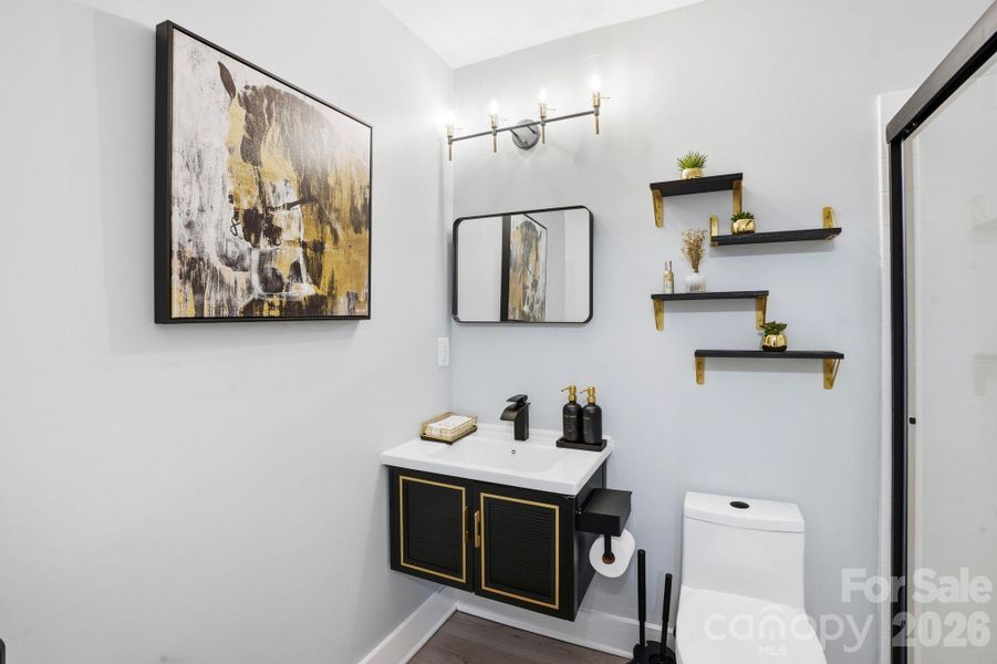 Furnished interior view inside a new home in , Charlotte (Image 34).