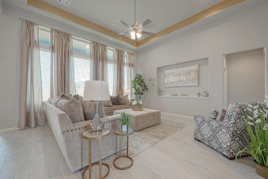 Furnished interior view inside a new home in Grand Magnolia, Magnolia (Image 15).