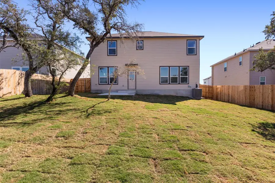 Exterior details and patio area of a home in Hidden Bluffs at TRP, San Antonio (Image 2). Exterior details and patio area of a home in Hidden Bluffs at TRP, San Antonio (Image 2).
