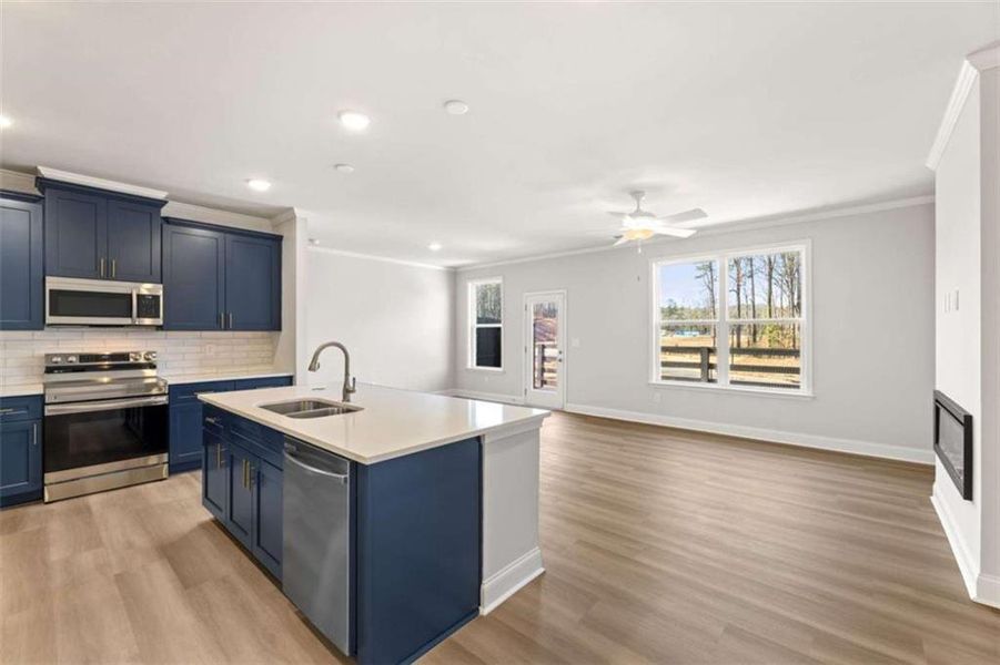 Furnished interior view inside a new home in Porter Reserve, Decatur (Image 6).