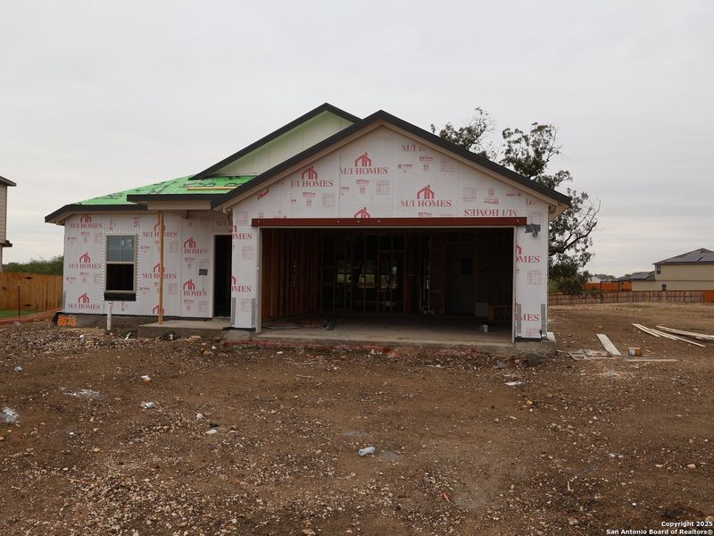 In-progress construction of a new home in Cinco Lakes, San Antonio, TX (Image 17).