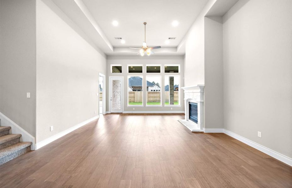 Spacious, unfurnished interior of a new home in Audubon 60′, Magnolia (Image 24).