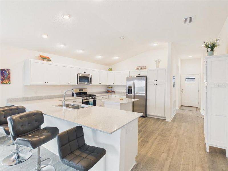 Furnished interior view inside a new home in , The Villages (Image 30).