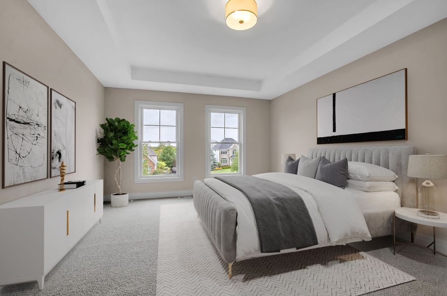 Furnished interior view inside a new home in Cannon Woods, Clarence (Image 7).