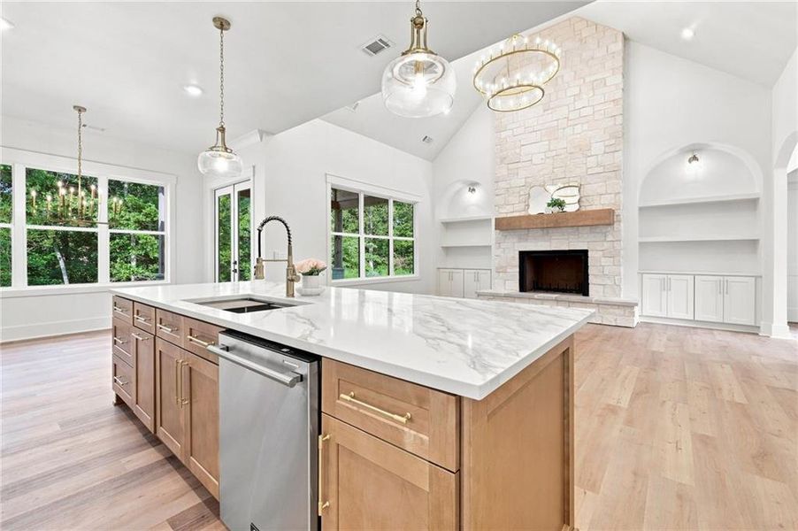 Furnished interior view inside a new home in , Ellijay (Image 12).