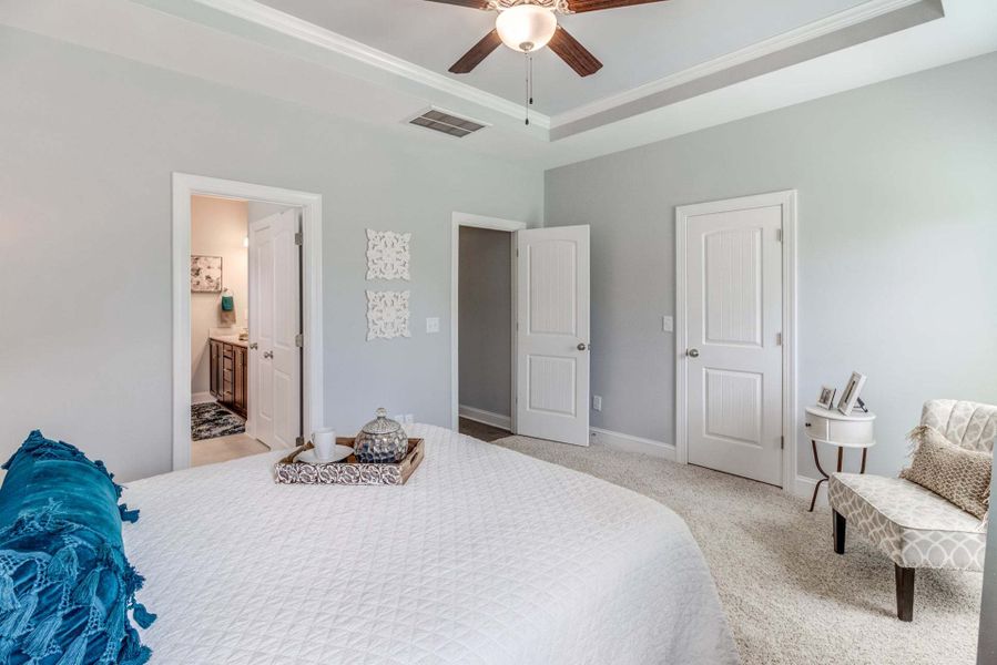 Representative furnished interior of a home built from the Rivermist by Caviness & Cates Communities in Maggie Way, Wendell (Image 222).