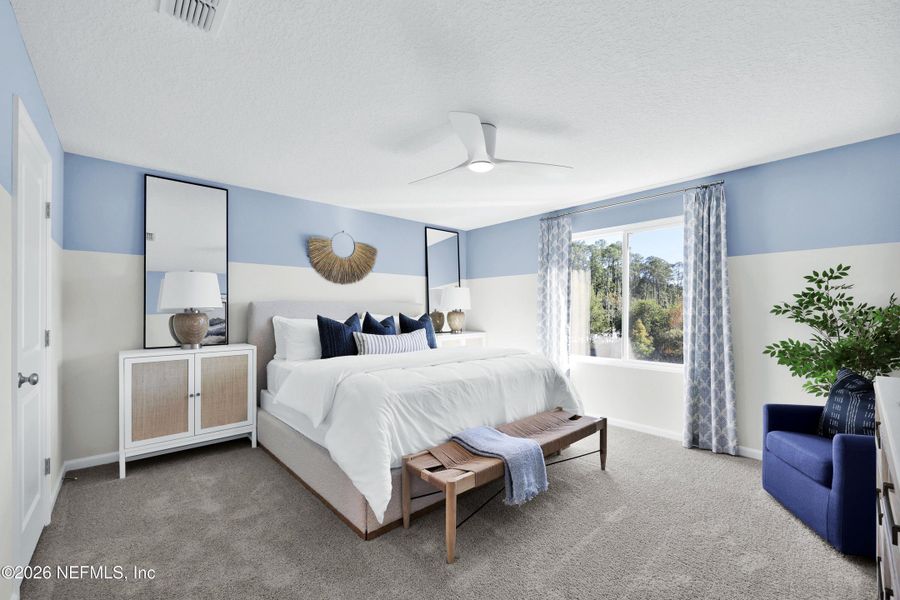Furnished interior view inside a new home in Baxley Villas, Middleburg (Image 13).