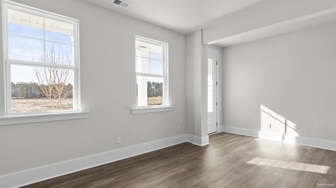 Spacious, unfurnished interior of a new home in The Haven at Indigo Preserve, Leland (Image 20).