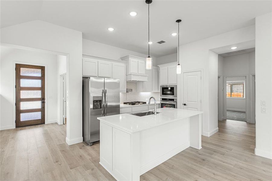 Furnished interior view inside a new home in West Crossing, Anna (Image 14). Furnished interior view inside a new home in West Crossing, Anna (Image 14).