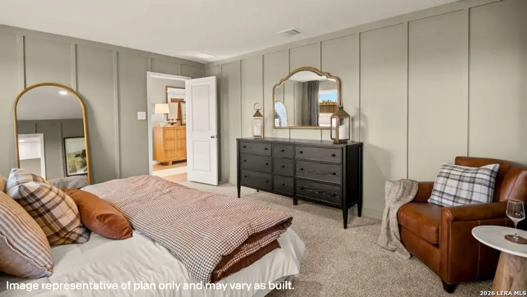 Furnished interior view inside a new home in Riverstone at Westpointe, San Antonio (Image 10).