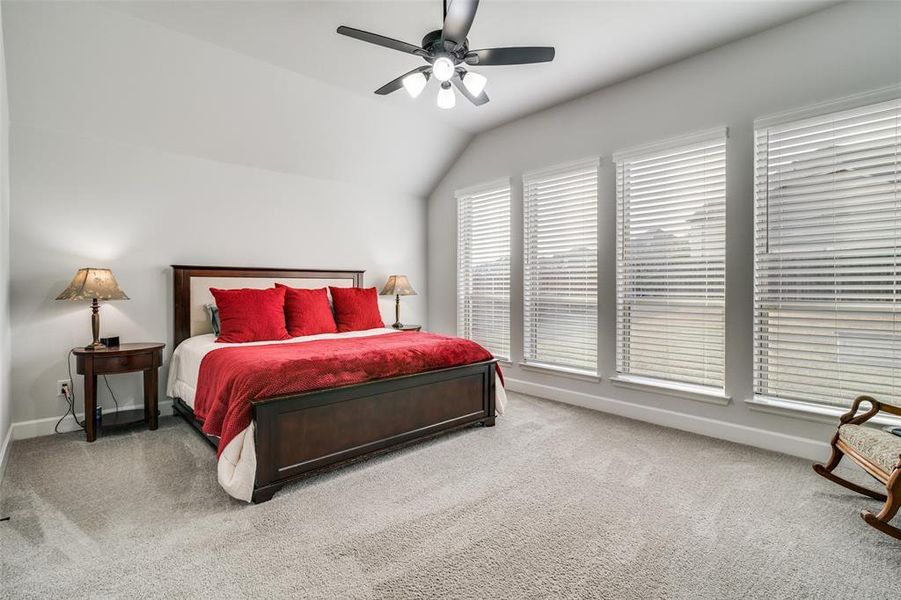 Owner's retreat with an abundance of natural lighting. Owner's retreat with an abundance of natural lighting.