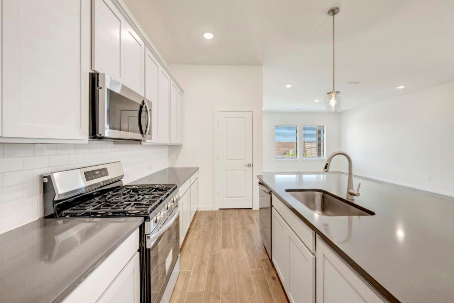 Furnished interior view inside a new home in Austin Point, Richmond (Image 3).