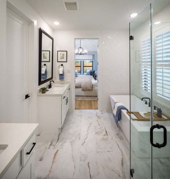 Representative Primary Bathroom - some options shown