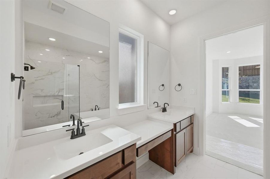 Furnished interior view inside a new home in Walsh: Artisan Series - 50' lots, Aledo (Image 8).