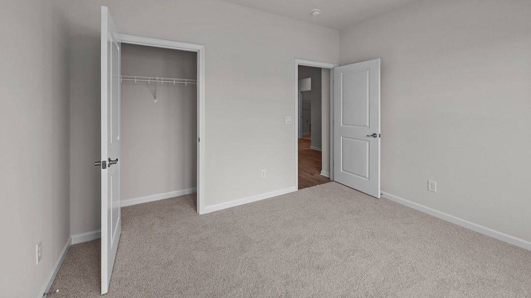 Representative unfurnished interior of a home built from the Bristol by D.R. Horton in Quarry Hills - Freedom, Swepsonville (Image 7).
