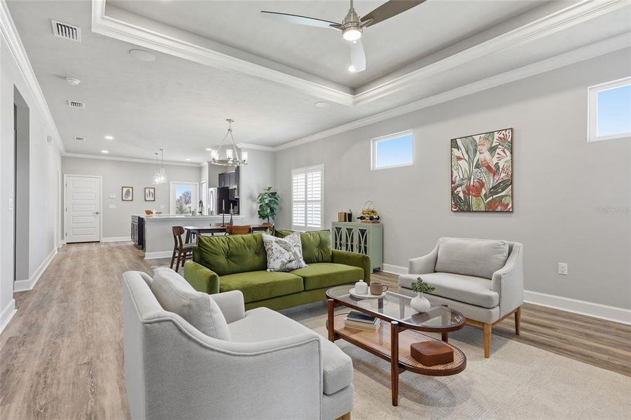 Furnished interior view inside a new home in , Gainesville (Image 5).