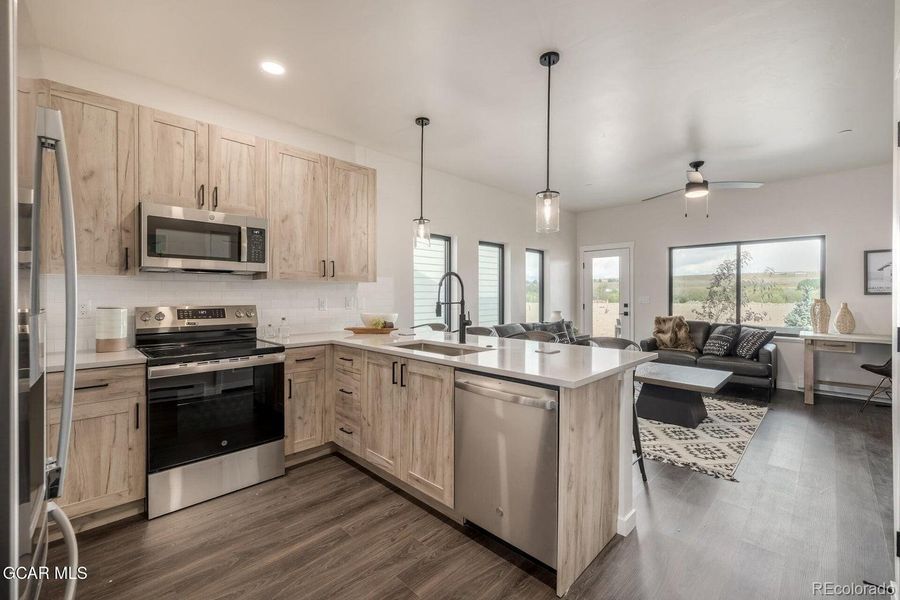 Furnished interior view inside a new home in , Granby (Image 27).