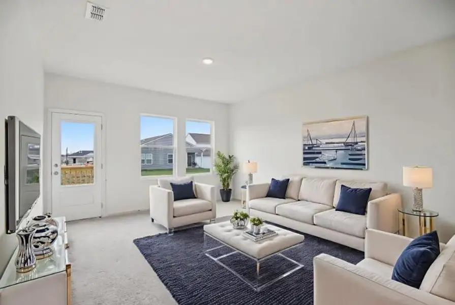 Furnished interior view inside a new home in Crescent Pointe, Carrollton (Image 4).
