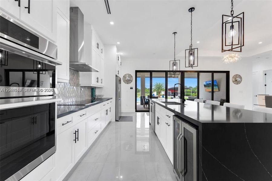 Furnished interior view inside a new home in , Miami (Image 3).