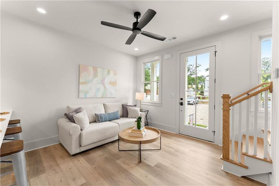 Furnished interior view inside a new home in , Gainesville (Image 6).
