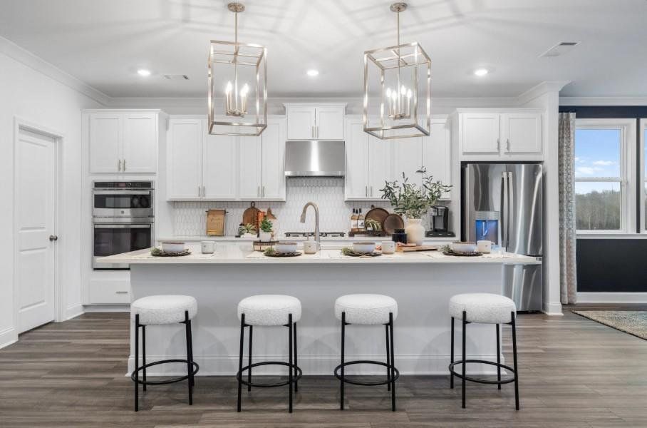 Furnished interior view inside a new home in Bailey Fence, Dacula (Image 17).