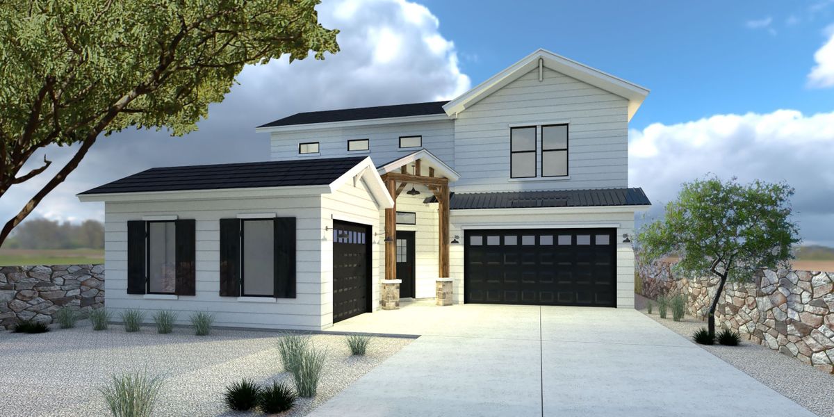 Pine Hurst Farmhouse Elevation Pine Hurst Farmhouse Elevation