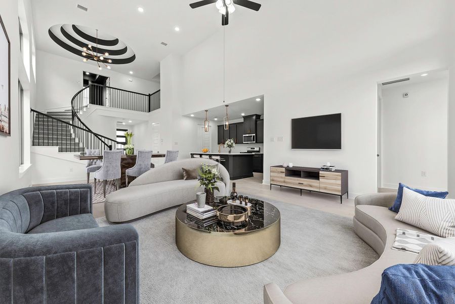 Virtually staged representative photo. Home under construction. Design selections and colors may vary.