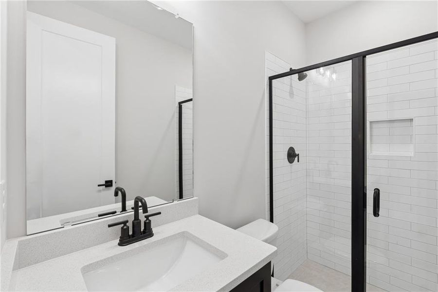 Furnished interior view inside a new home in Settingdown Farms, Cumming (Image 5).