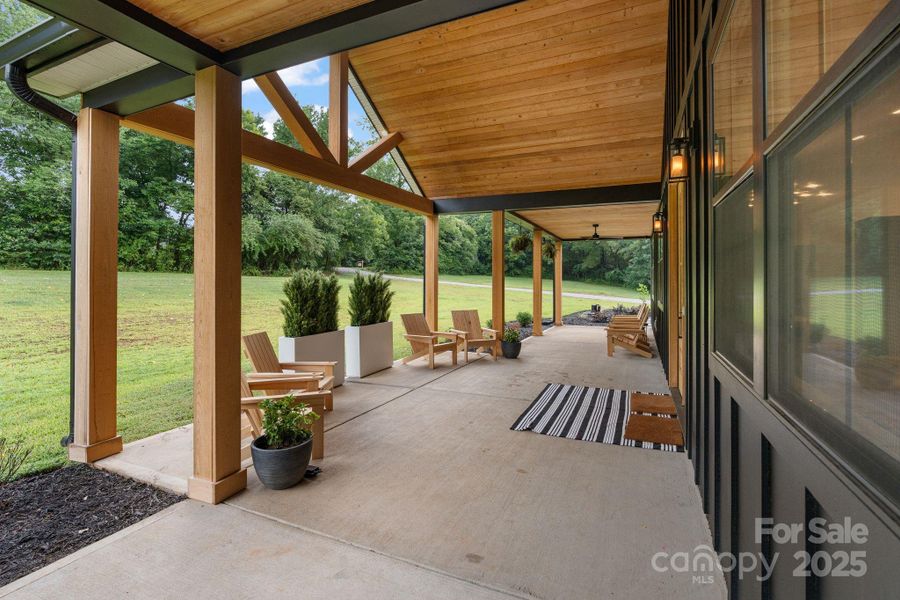 Exterior details and patio area of a home in , York (Image 4).