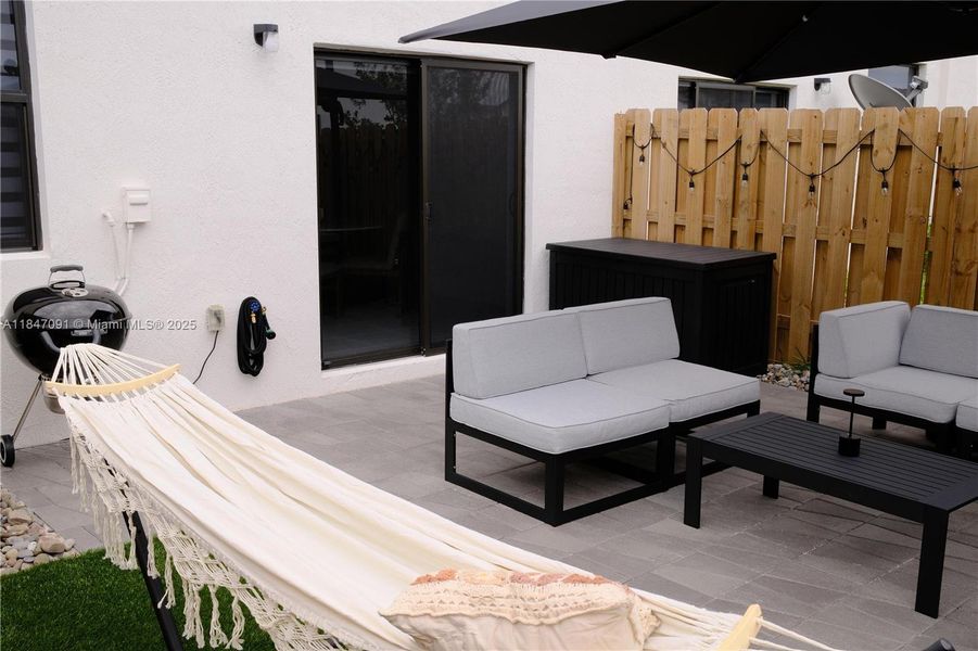 Furnished interior view inside a new home in , Miami (Image 21).