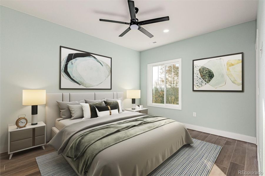 Furnished interior view inside a new home in , Firestone (Image 35).