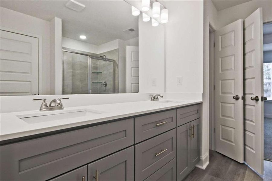 Furnished interior view inside a new home in Porter Reserve, Decatur (Image 12).