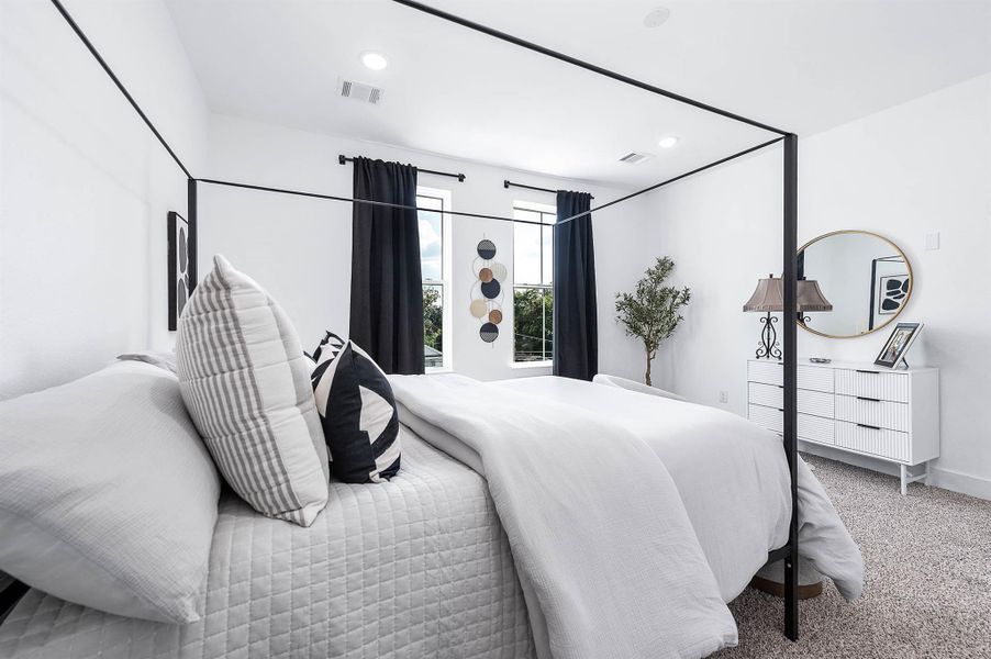 Furnished interior view inside a new home in , Houston (Image 8). Furnished interior view inside a new home in , Houston (Image 8).